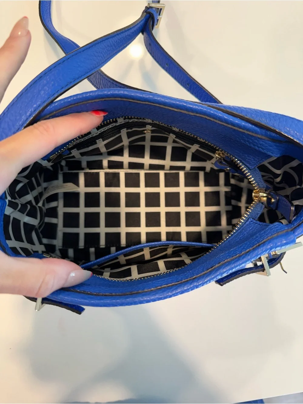 (NWOT) Kate Spade Royal Blue Crossbody Purse